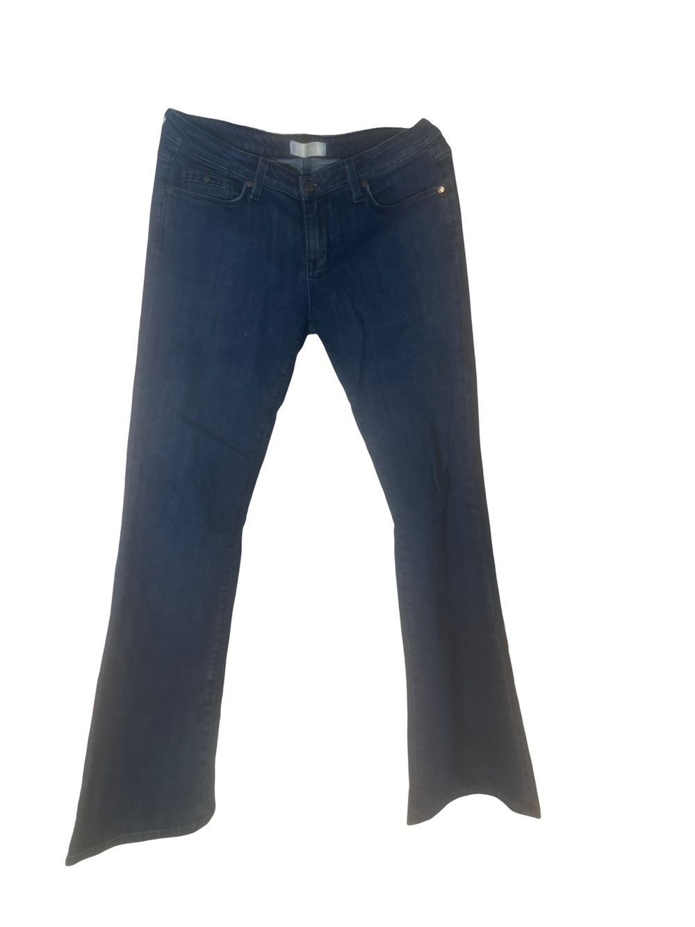 Aristocrat Women's Dark Blue Bootcut Jeans with Subtle Flare 33/33 (BIN1-23)